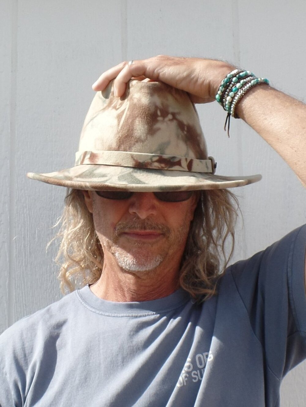 Scala Rainer Tie-Dye Wool Hat 7 1/2 (XL) EUC